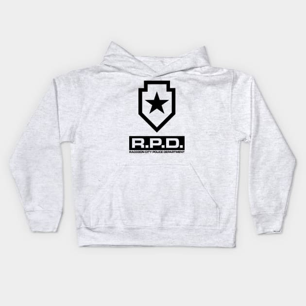 Raccoon City Police Department RPD Kids Hoodie by Anthonny_Astros